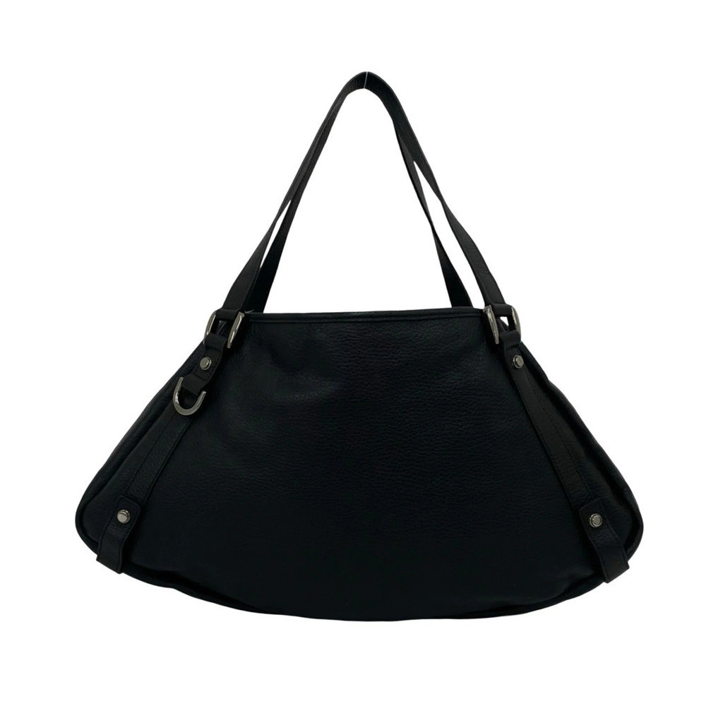 GUCCI Black Leather Shoulder Bag